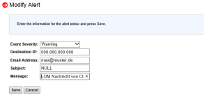 Citrix CloudBridge LoM alert details
